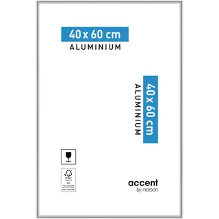 Nielsen Aluminium-Bilderrahmen Accent  Silber / 40 x 60