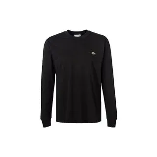 Lacoste Long Sleeved Cotton T-Shirt schwarz L