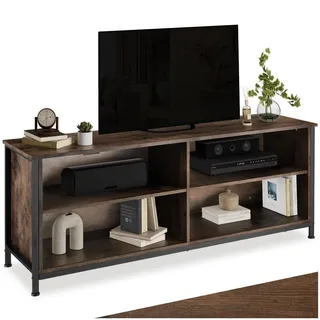 Tectake Sideboard Navan 147 x 41 x 60,5 cm Braun