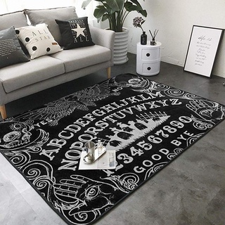 SESILY Ouija Board Black Print Teppich Teppich Teppiche Wohnzimmer Esszimmer Teppiche Zimmerteppiche Büroteppiche Moderner Teppich