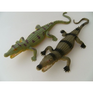 Krokodile 2erSet 30cm Stretch, Stretchkrokodile Echsen Krokodil Alligator Spielzeug