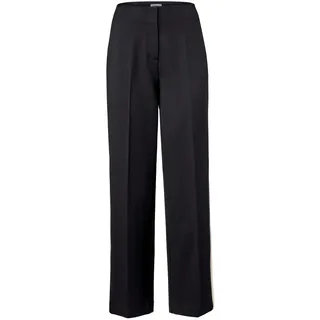 Tchibo - Jerseyhose mit Galonstreifen - Damen - Gr. 36 - schwarz