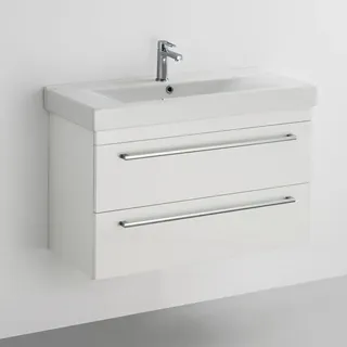 Kronenbach Plana Waschtischunterschrank 90 cm mit 2 Auszügen 19.190.350.1111, Badmöbel,