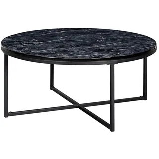 KADIMA DESIGN Schwarz Marmor 80 x 36 x 80 cm