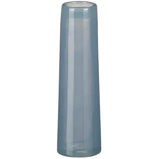 Mica Decorations Vase Xandra 23,5 cm x Ø 7 cm Hellblau