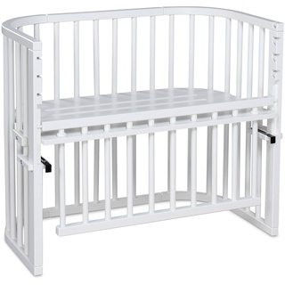 babybay Beistellbett Maxi Comfort Plus Holz Weiß