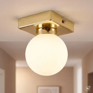 Licht-Erlebnisse STAR 1x G9 gold-weiß Glas