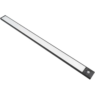 LUXULA LED Unterbauleuchte Akku CCT, IP20, Schwarz 60cm (1650 lm)