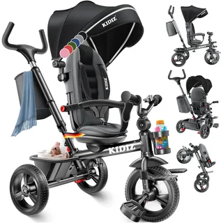 Kidiz Dreirad 5in1 schwarz