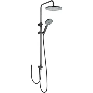 Schöner Wohnen Duschsystem Biella Mattschwarz 118 cm