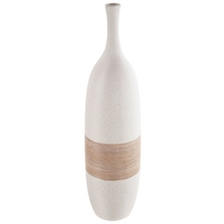 Gilde Flaschenvase Olbia H. 50 cm,28743 - Beige
