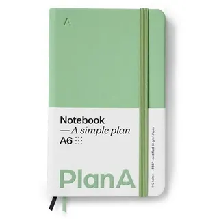 Notizbuch A6 Hardcover Punktiert Sage Green