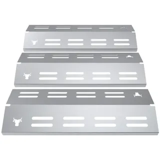 tuning-art Grillerweiterung GA37 Brennerabdeckung Set Edelstahl für Enders San Diego 3