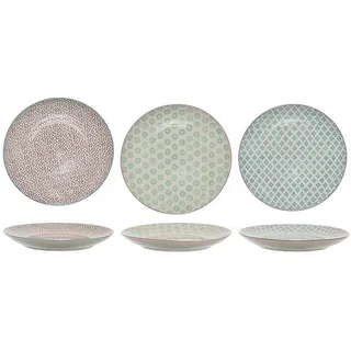 Bloomingville Patrizia Teller Ø 25 cm mehrfarbig 3er Set