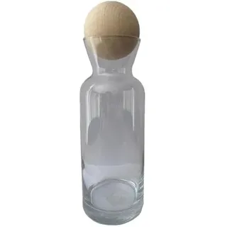 naturpur 24.de Karaffe mit Zirbenkugel 70 mm braun
