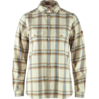 Fjällräven Övik Heavy Flannel Bluse Beige/Weiß M