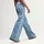 Mid Rise Straight Denim Pants Blau 29/32