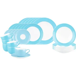 SELTMANN WEIDEN Liberty Pure Colors Kombiservice 30-tlg. Lagoon Blue
