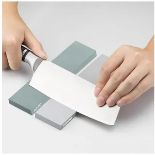 Hawerk Schleifstein Schleifsteine Set 240/1000 Körnung für Messer, grün grün