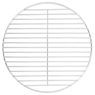 vidaXL Grillrost Rund Ø 34,5 cm Edelstahl silber