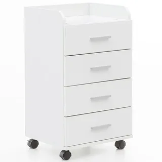 KADIMA DESIGN Rollcontainer 40 x 70,5 x 33 cm Weiß