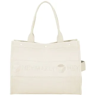 hey marly Signature Bag Shopper Leder/Canvas Beige