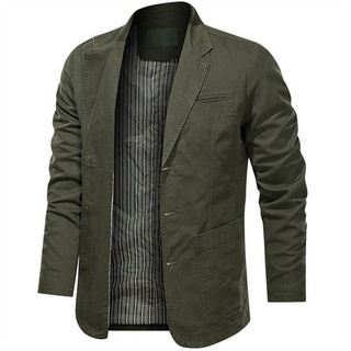 AFAZ New Trading UG Anzugsakko Sakko herren jacke ubergangsjacke Stehkragen Anzug winter Mantel XL