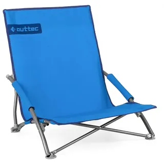Outtec Garten-Relaxsessel, Blau, Textil, 1-Sitzer, 50.5x57.5x92 cm, Gartenmöbel, Gartenstühle, Gartenstühle