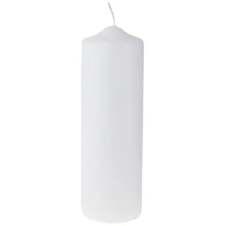 Rayher Stumpenkerze 25 cm weiß