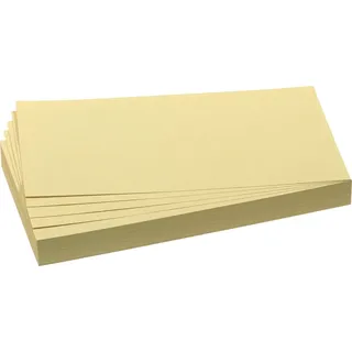 Franken Moderationskarten gelb 9,5 x 20,5 cm, 500 Blatt
