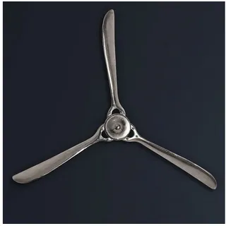 FineBuy Wanddekoration in Silber / Aluminium / 85x10x85 | Gr.: onesize