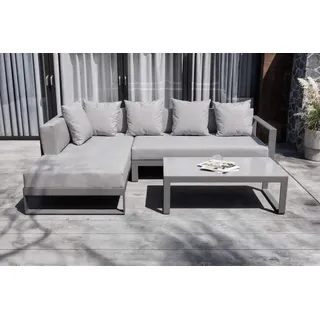 OUTFLEXX Gartenlounge-Set Willis silberfarben