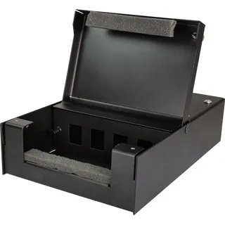 Logilink 057287 Verteilerbox 4 Türen Schwarz Schwarz