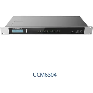 Grandstream Networks UCM6304, IP Centrex (gehostete/virtuelle IP), 2000 Benutzer, Gigabit Ethernet, 100 - 240 V, 50 - 60 Hz, 12 V