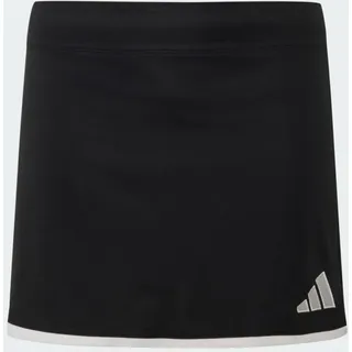 adidas Skort Kinder Gestreift Schwarz/Weiß 164