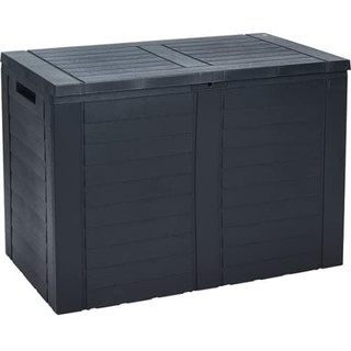 Parya Garden - Aufbewahrungsbox Kissenbox - Gartenbox 170 Liter - Grau- 75 x 44 x 53 cm