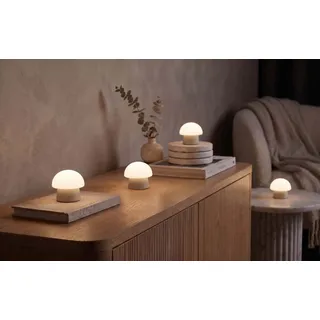 NORTHPOINT Mushroom Lounge Lights Beige