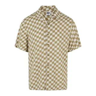 URBAN CLASSICS Kurzarmhemd Urban Classics Herren Viscose AOP Resort Shirt (1-tlg) XL