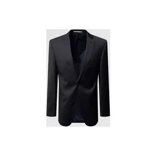 CARL GROSS Regular Fit 2-Knopf-Sakko aus Schurwolle Modell 'STEVEN', Marine, 106