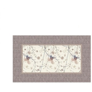Bassetti Fong Tischdecke aus 100% Baumwolle, Panama-Gewebe in der Farbe Creme v.8, Maße: 150x250 cm - 9275602