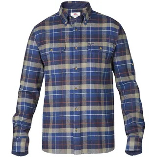 Fjällräven F81373 Herren Flanellhemd Sarek Heavy Hemd, Navy, L