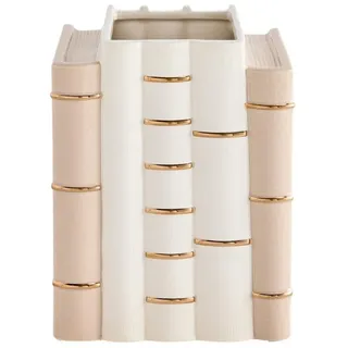 Next Dekovase Keramikvase, Bücher beige