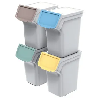 Prosperplast Keden Stackbox Q 20 l Grau