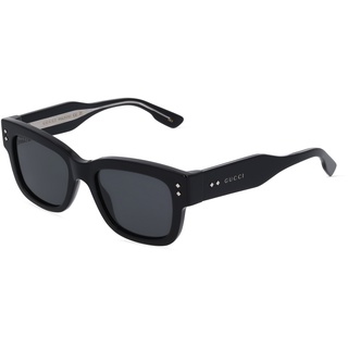 Gucci GG1217S Herren-Sonnenbrille Vollrand Eckig Kunststoff-Gestell, schwarz