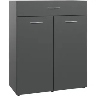 WIMEX Kombikommode 80 x 98 x 40 cm grau