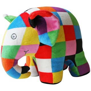 Elefant Plüsch Regenbogen Rainbow Elmer  Stofftier ca. 21cm
