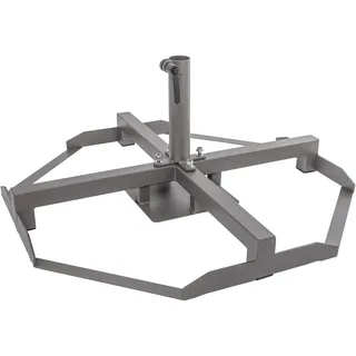 Doppler Schirmständer Stahl Grau