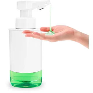 Mamiddle Seifenspender Automatisch mit Sensor Infrarot Seifenspender Elektrischer IPX5 Wasserdicht Type-C Aufladung mit Sensor Infrarot Bewegungssensor für Küche & Bad (Flüssigetyp - Weiß Acryl)