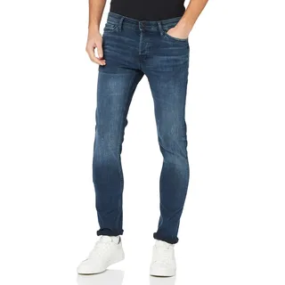 JACK & JONES Glenn Original Am 812 Niedrig Geschnittene Jeans Blue Denim 34 32