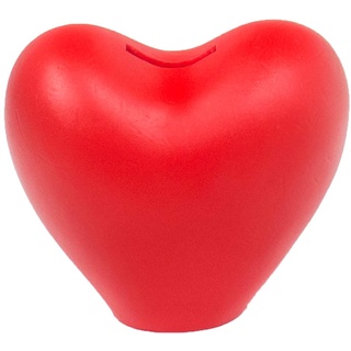 HMF 48920 Spardose Herz mit Schlüssel | Sparbüchse | 13,5 x 13,5 x 10 cm